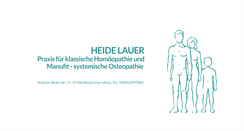Desktop Screenshot of heilpraktikerin-lauer.com